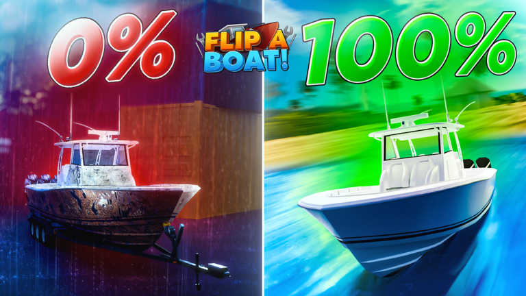 Flip a Boat Roblox gameplay — boat restoration and flipping simulator